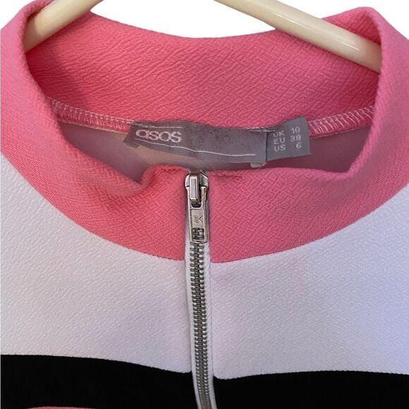 EUC ASOS Design Colour Block Track Dress - Picture 7 of 7